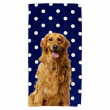 Load image into Gallery viewer, Your Dog Spots Beach Towel