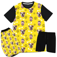 Load image into Gallery viewer, Dog &amp; Owner Mens Matching Photo Pyjamas Set