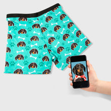 Load image into Gallery viewer, Personalised Ladies Dog Pattern Lounge Bottoms