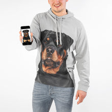 Load image into Gallery viewer, Dog Face Mens Hoodie