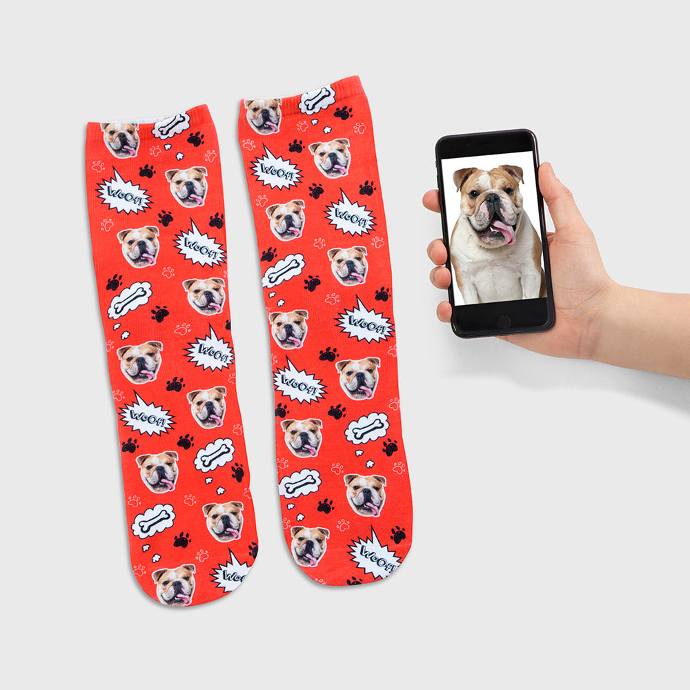 Woof Dog On Socks