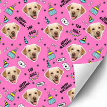 Load image into Gallery viewer, Dogsy Birthday Wrapping Paper