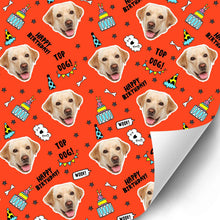 Load image into Gallery viewer, Dogsy Birthday Wrapping Paper