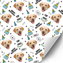 Load image into Gallery viewer, Dogsy Birthday Wrapping Paper