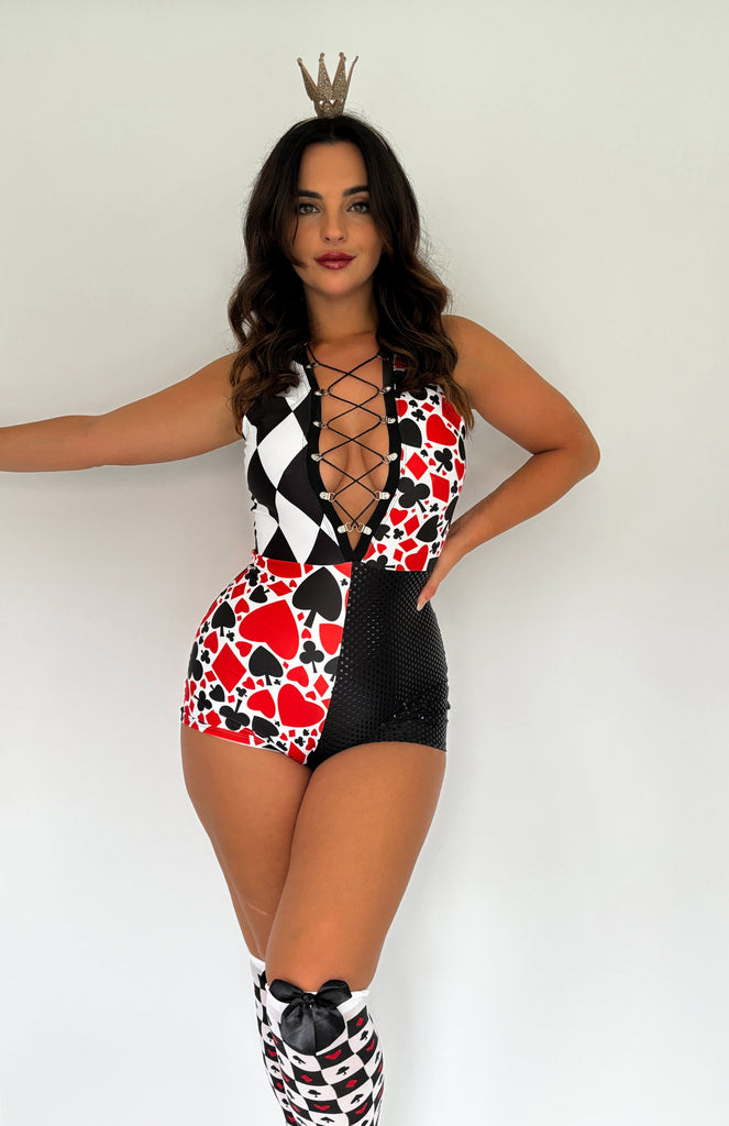 The queen of hearts playsuit