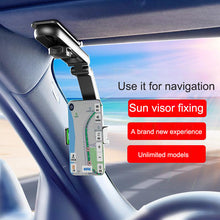 Load image into Gallery viewer, Car phone holder, sun visor, navigation car support bracket