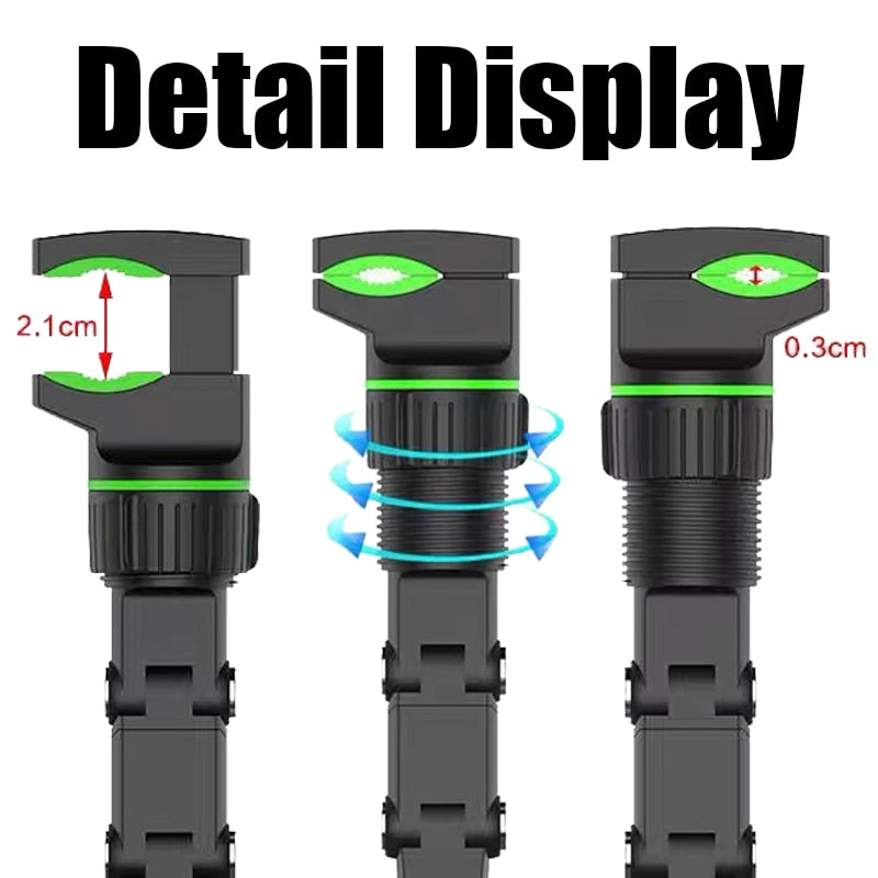 Car Phone Holder Multifunctional 360 Degree Rotatable Auto Rearview Mirror Seat Hanging Clip Bracket Cell Phone Holder for Car