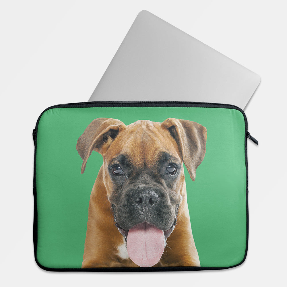 My Dog On Laptop Case