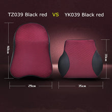 Load image into Gallery viewer, 1PCS memory foam cute car seat headrest pillow solid for the neck rest waist back support cushion set pillows auto accessories