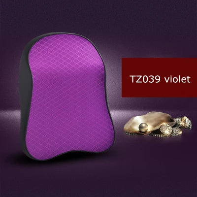 1PCS memory foam cute car seat headrest pillow solid for the neck rest waist back support cushion set pillows auto accessories