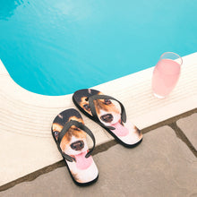 Load image into Gallery viewer, Dog Face Flip Flops