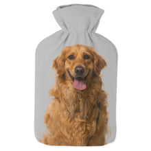 Load image into Gallery viewer, personalised dog hot water bottle with photo