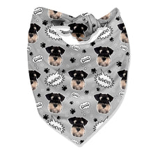 Load image into Gallery viewer, dog bandana with your photo on