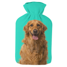 Load image into Gallery viewer, mint personalised dog hot water bottle