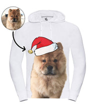 Load image into Gallery viewer, Dog Face Men&#39;s Christmas Hoodie