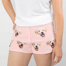 Load image into Gallery viewer, Your Dogs Photo On Ladies Shorts