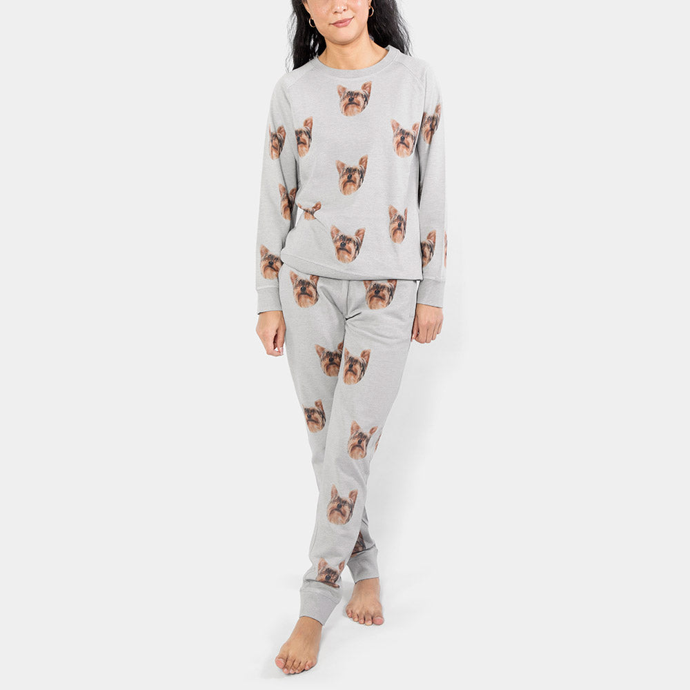 Dogs Photo Ladies Sweat & Jogger Set