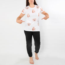 Load image into Gallery viewer, Women&#39;s Dog Pyjamas - Black Trouser Set