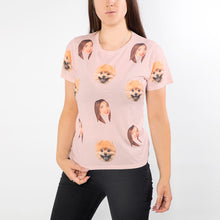 Load image into Gallery viewer, Personalised Dog &amp; Owner Ladies T-Shirt