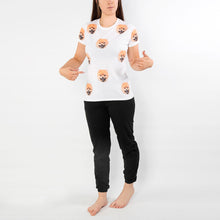 Load image into Gallery viewer, Women&#39;s Dog Pyjamas - Black Trouser Set