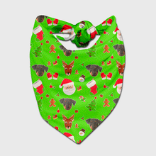 Load image into Gallery viewer, Christmas Reindeer Dog Photo Bandana