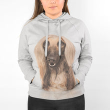 Load image into Gallery viewer, Personalised Dog Face Ladies Hoodie