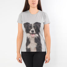 Load image into Gallery viewer, Dog Face Ladies T-Shirt