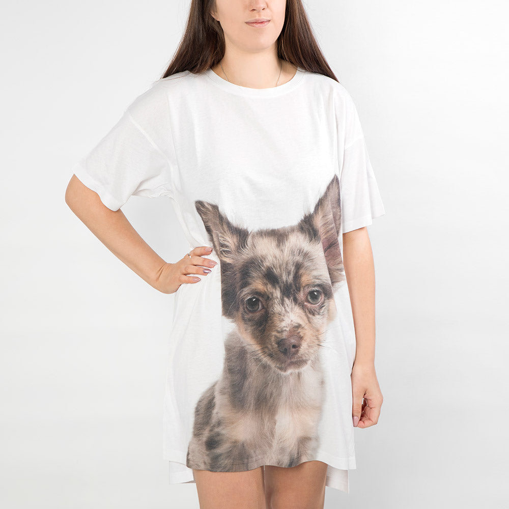 Dog Photo Ladies Sleepy Nightshirt