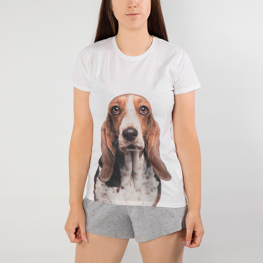 Custom Dog Face Ladies Pyjamas