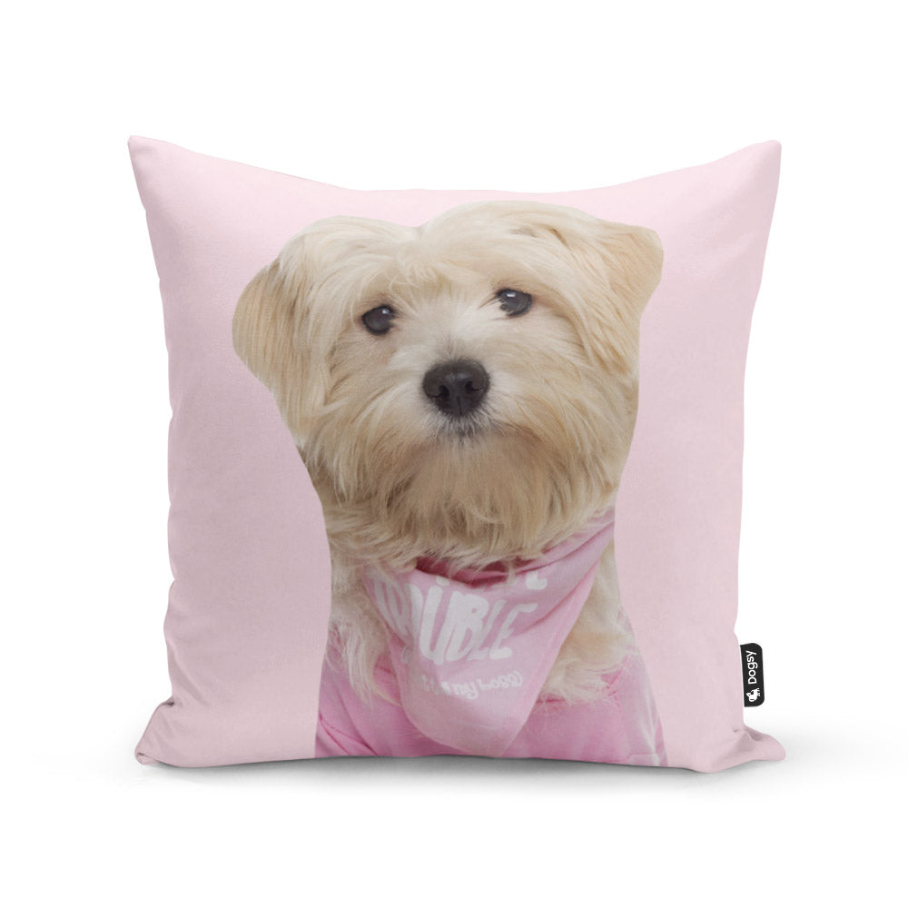 Personalised Dog Face Cushion