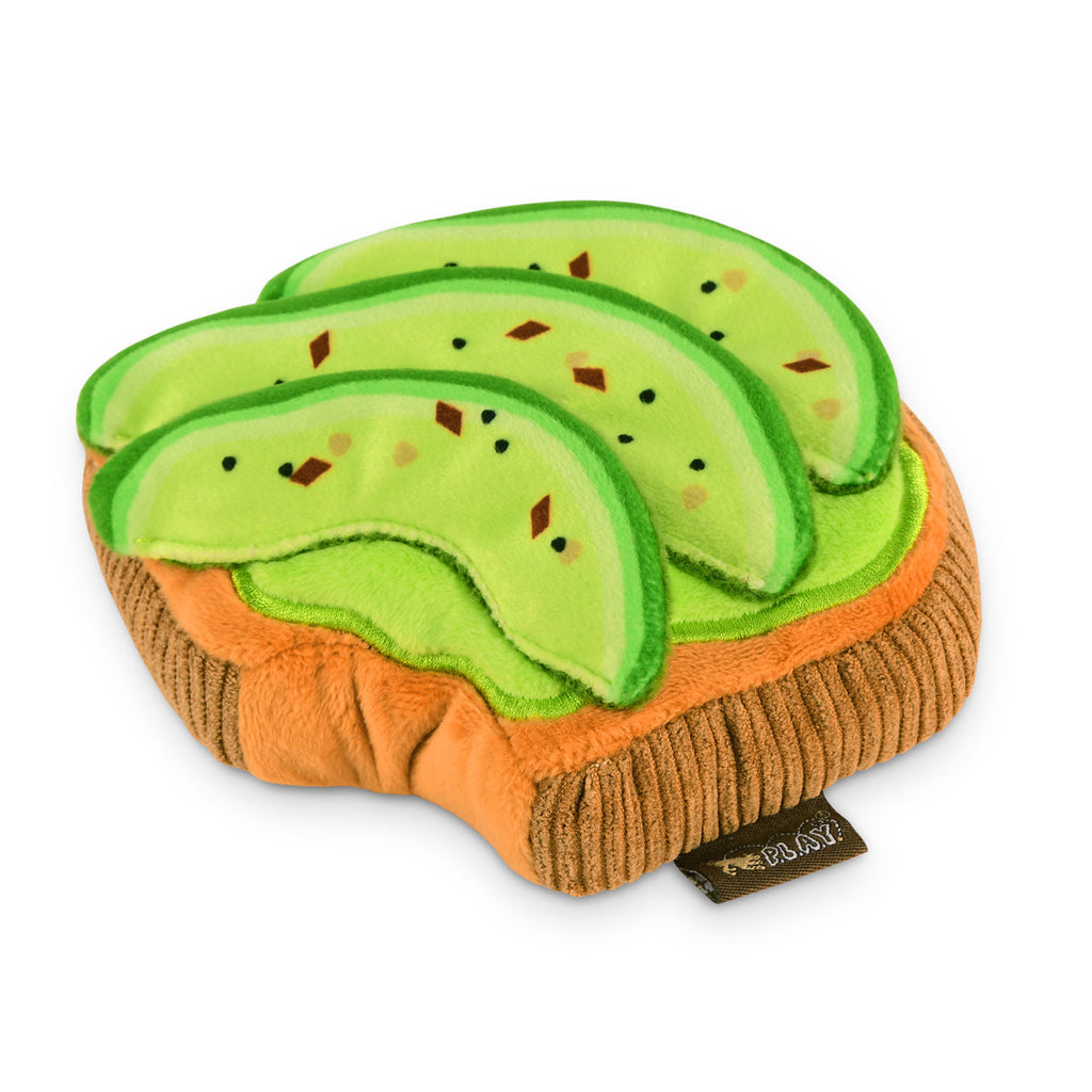 Avo-doggo on Toast Dog Toy