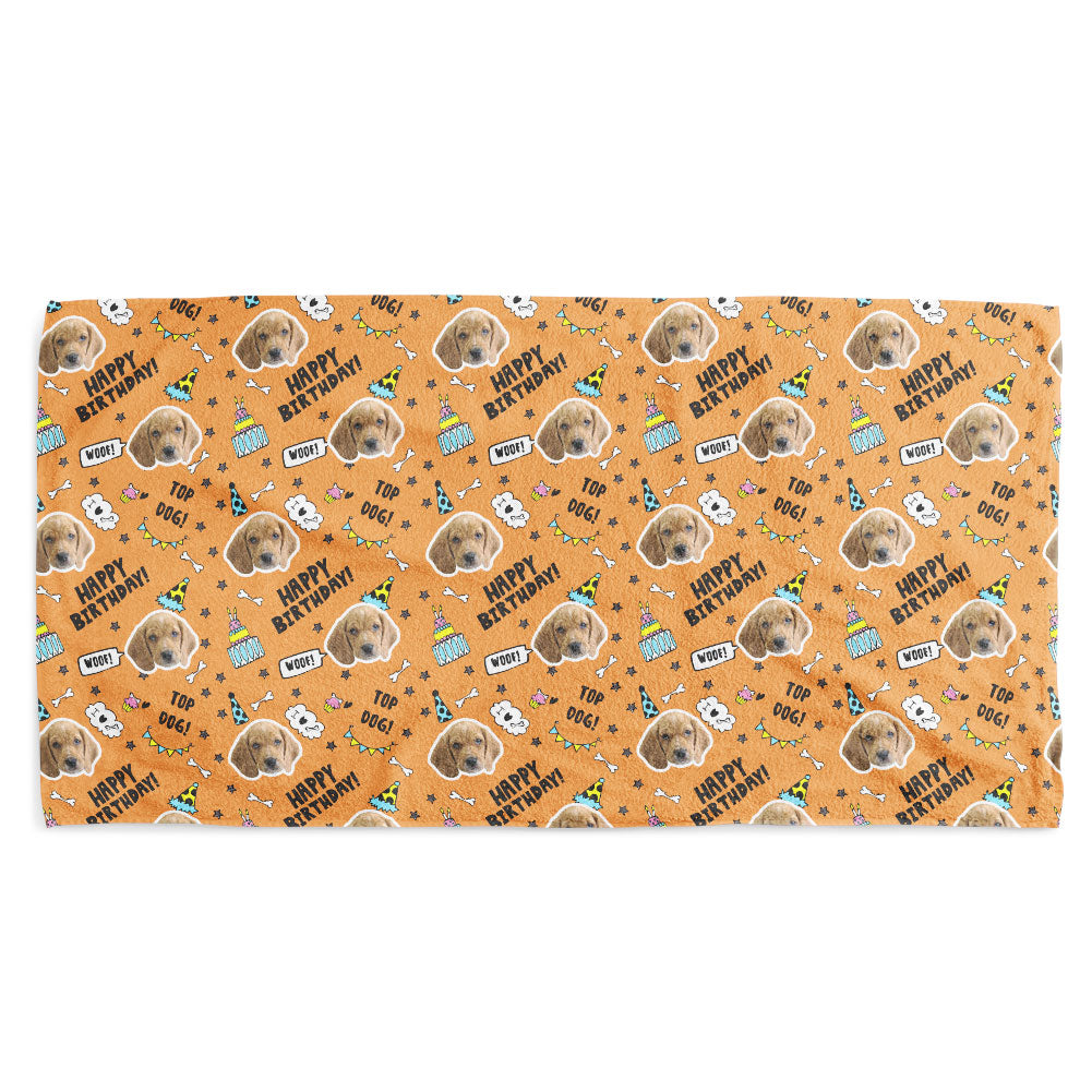 Dog Birthday Towel