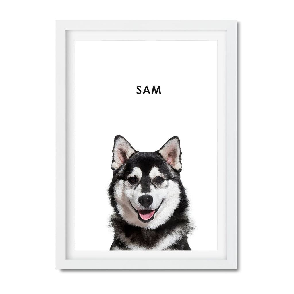 personalised dog portrait