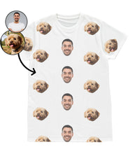 Load image into Gallery viewer, My Dog &amp; Owner Mens T-Shirt With Photos