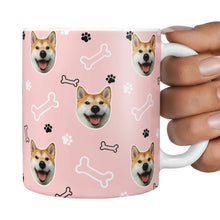 Load image into Gallery viewer, personalised dog mug featuring your dog