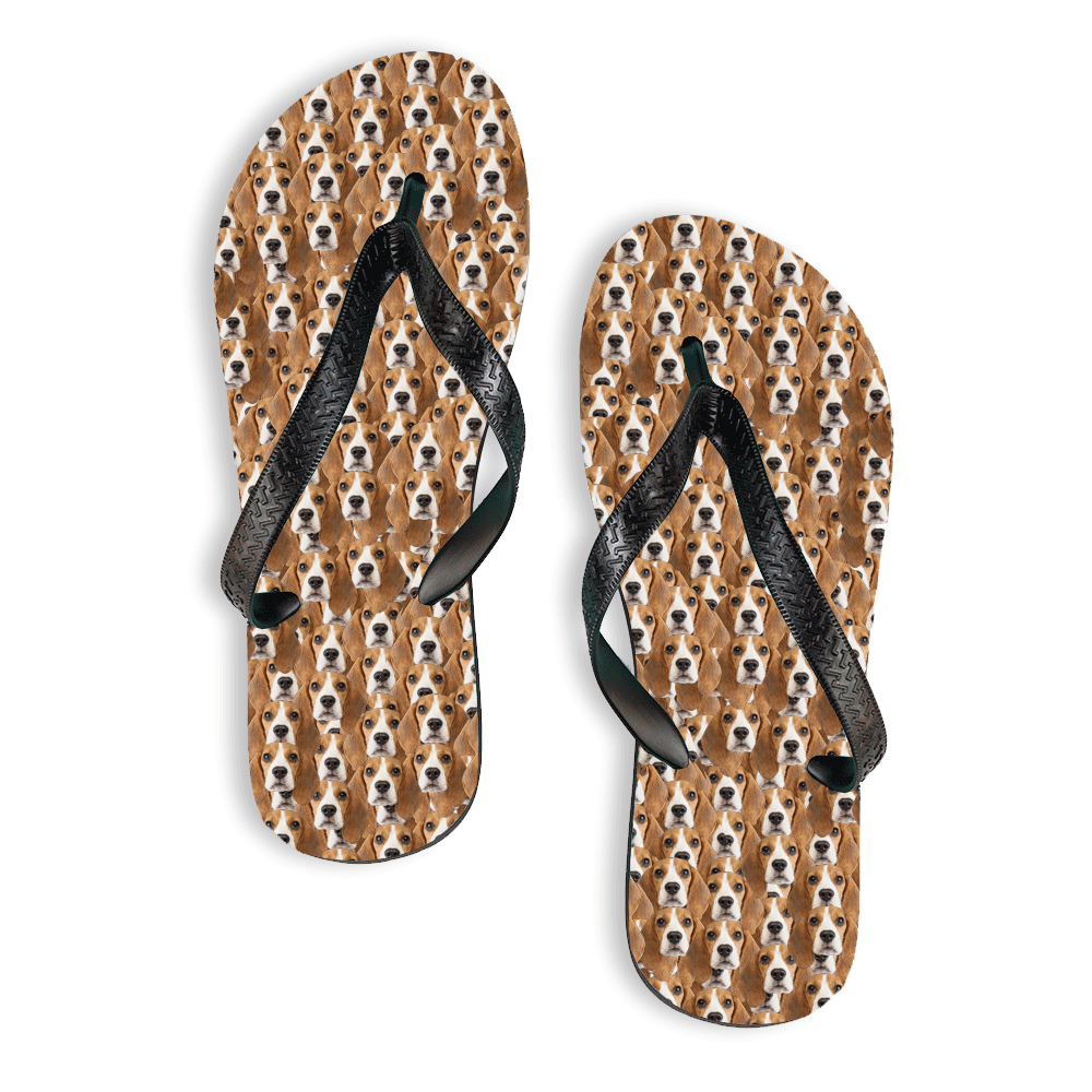 Dog Photo Flip Flops