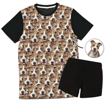 Load image into Gallery viewer, Women&#39;s Dog Mash Pyjamas Shorts Set