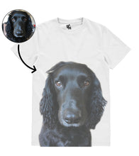 Load image into Gallery viewer, Personalised Dog Face Mens T-Shirt