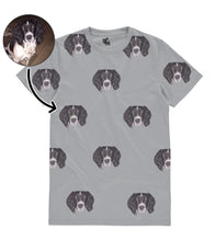 Load image into Gallery viewer, My Dog Photo On Mens T-Shirt