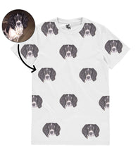 Load image into Gallery viewer, Dogs Face On Mens T-Shirt