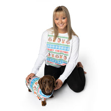 Load image into Gallery viewer, Dog &amp; Owner Merry Christmas Dog Jumper