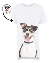 Load image into Gallery viewer, Dog Face Ladies Sleepy Nightshirt