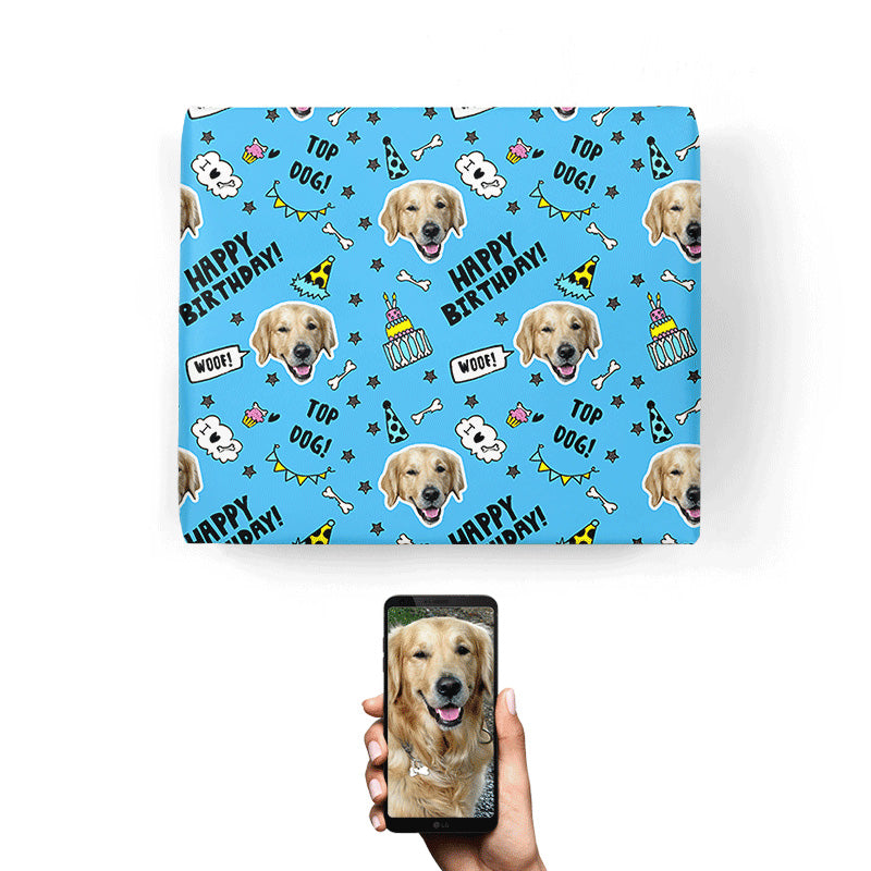 Dogsy Birthday Wrapping Paper