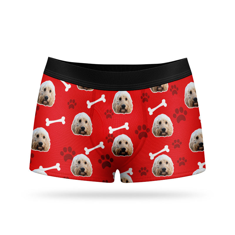 Personalised Dog On Boxer Shorts