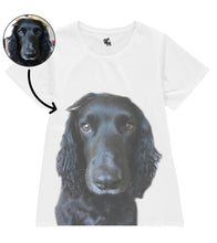 Load image into Gallery viewer, Dog Face Ladies T-Shirt