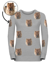 Load image into Gallery viewer, Your Dog Ladies Grey Sweatshirt