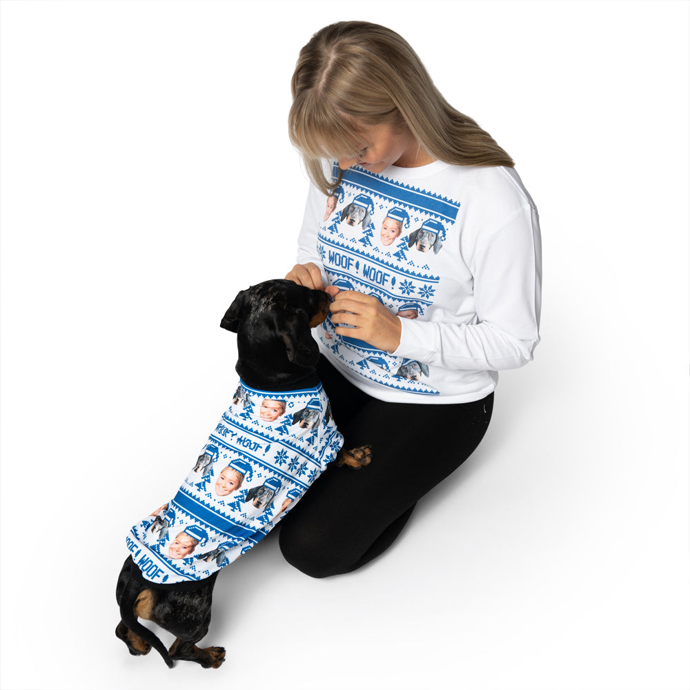 Dog & Owner Woof Woof Sweatshirt Set